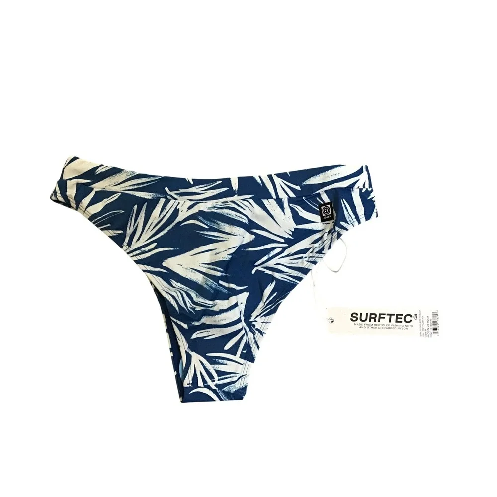 Surftec Women's RetroBana‎ Tropical Alanna Swim Bikini Bottom Size M NWT